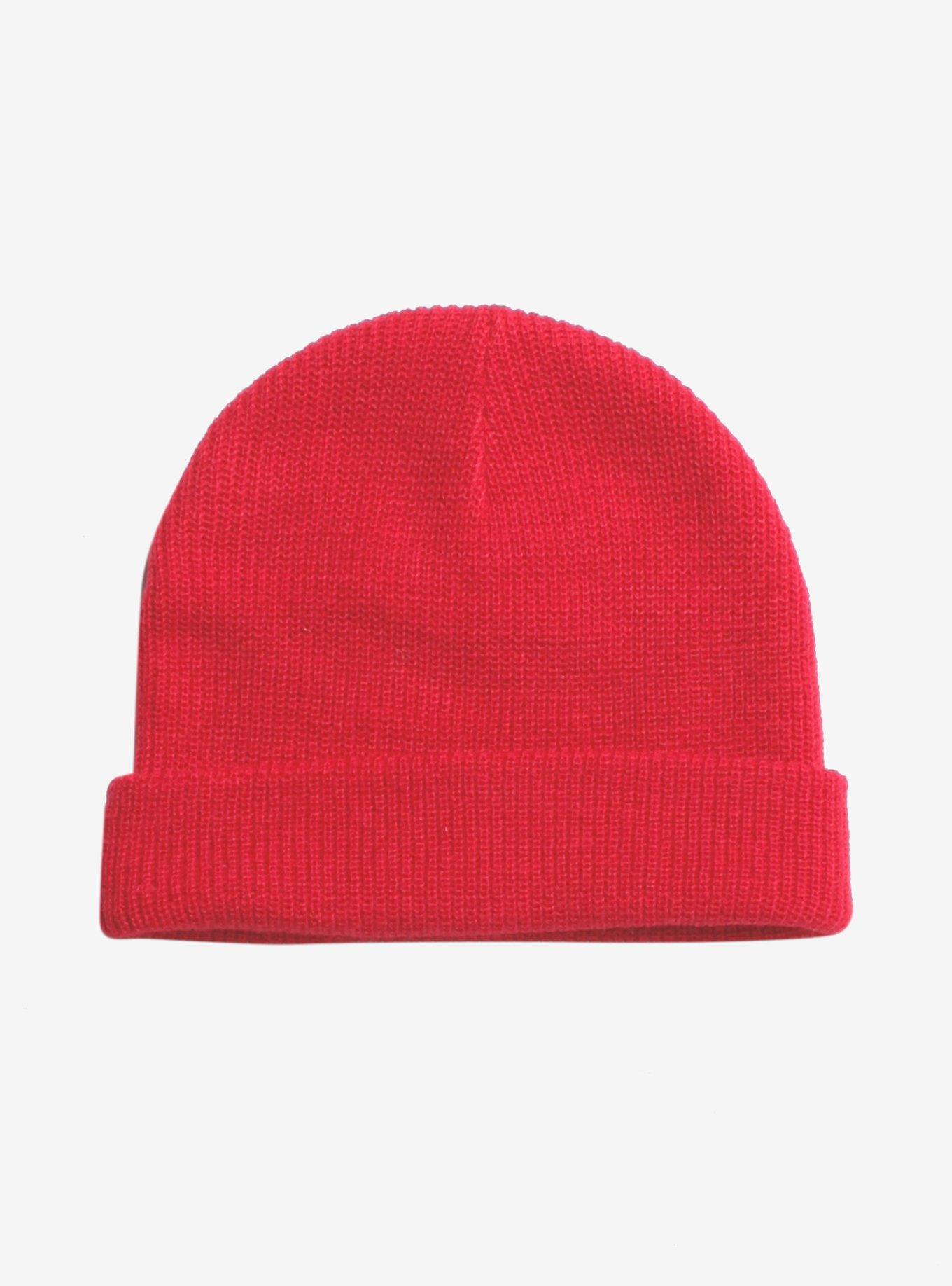 Red Beanie, , alternate