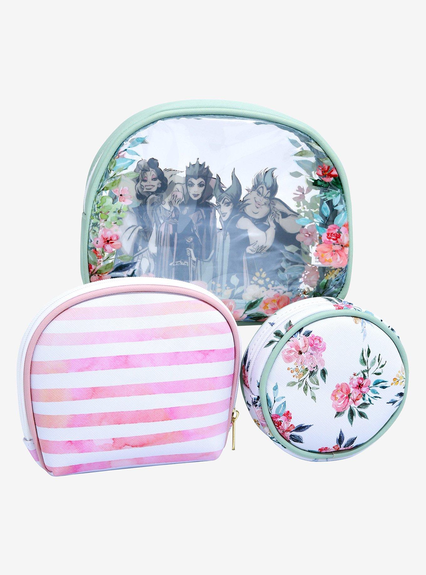 Disney Villains Floral Cosmetic Bag Set, , alternate
