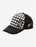 JoJo's Bizarre Adventure Chibi Jotaro Checkered Snapback Hat, , alternate