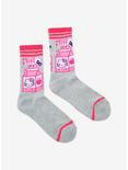 Hello Kitty Apple Milk Varsity Stripe Crew Socks, , alternate