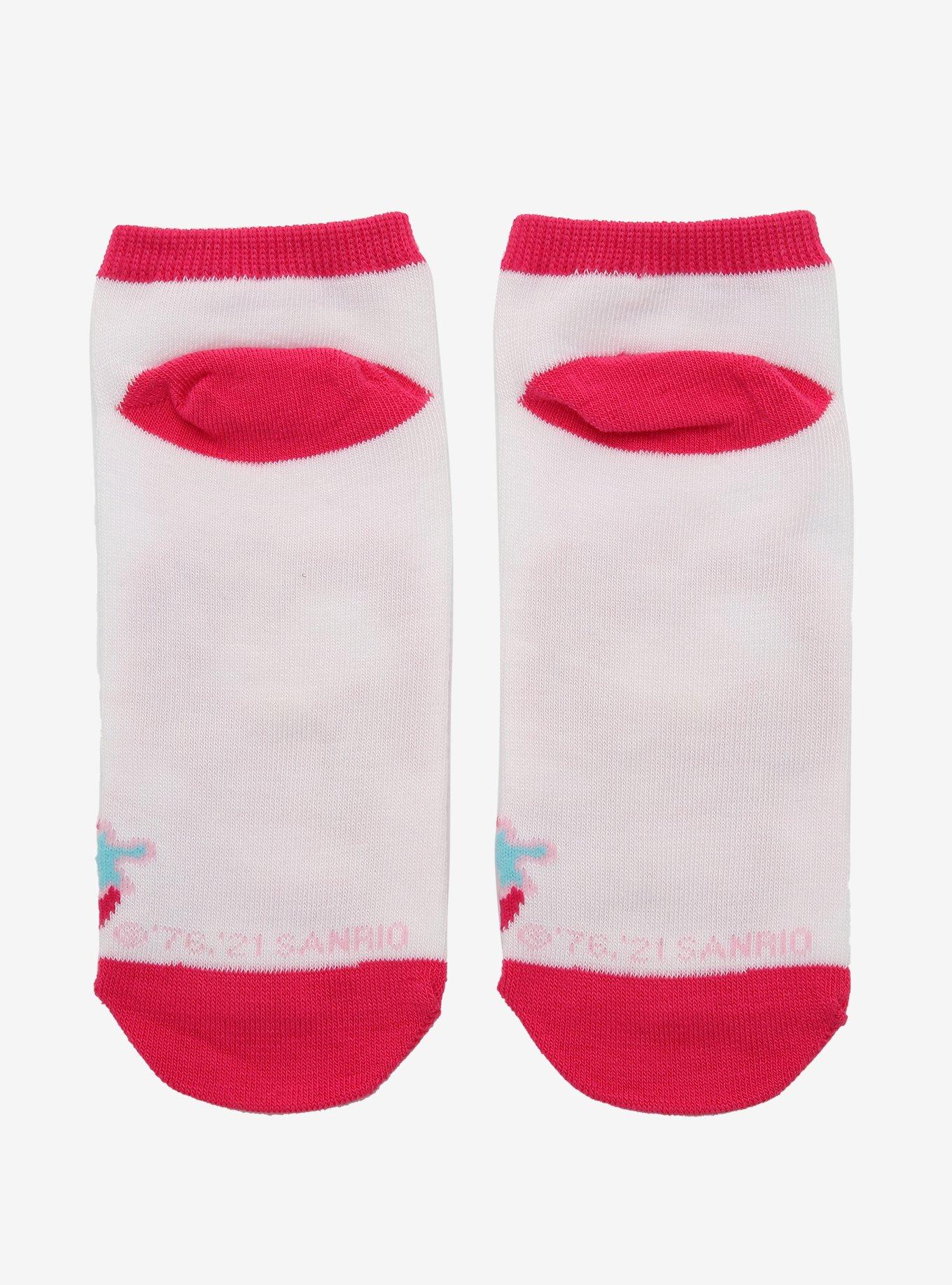 Hello Kitty Strawberry Milk No-Show Socks, , alternate