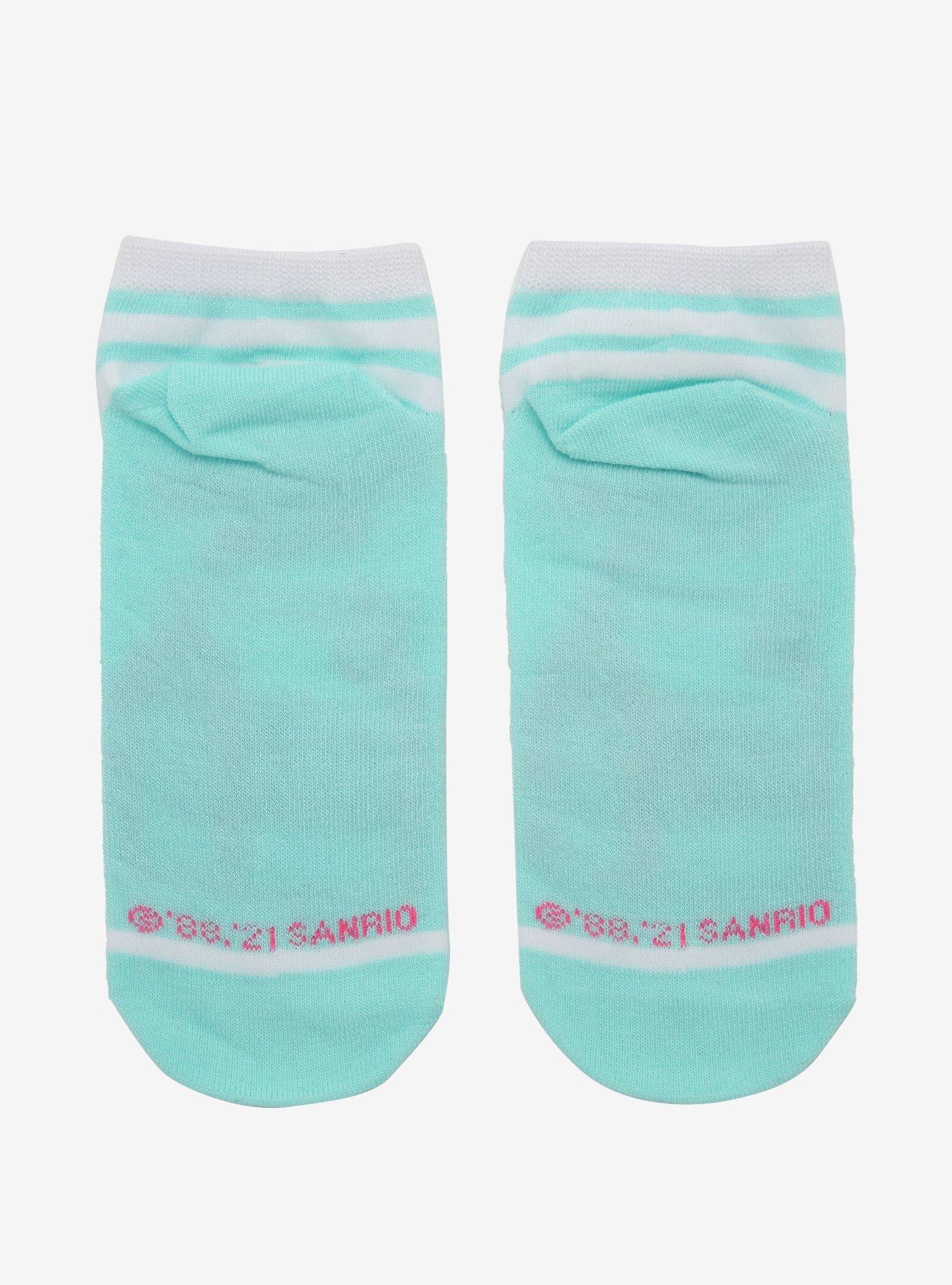 Keroppi Pastel Milk No-Show Socks, , alternate