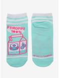 Keroppi Pastel Milk No-Show Socks, , alternate
