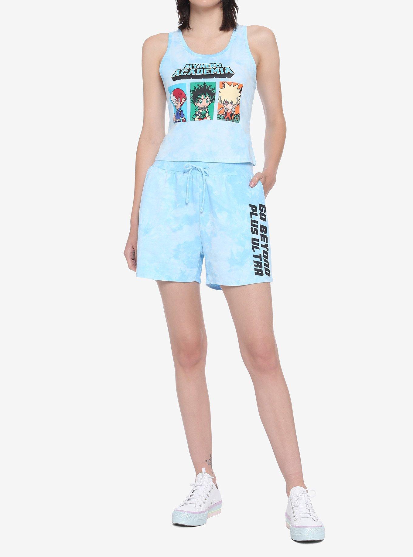 My Hero Academia Chibi Trio Tie-Dye Girls Lounge Set, MULTI, alternate