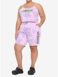 Neon Genesis Evangelion Tie-Dye Girls Lounge Shorts Plus Size, MULTI, alternate