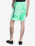 Hunter X Hunter Green Tie-Dye Volley Shorts, MULTI, alternate