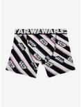 Star Wars Black & White Stripe Boxer Briefs, BLACK, alternate