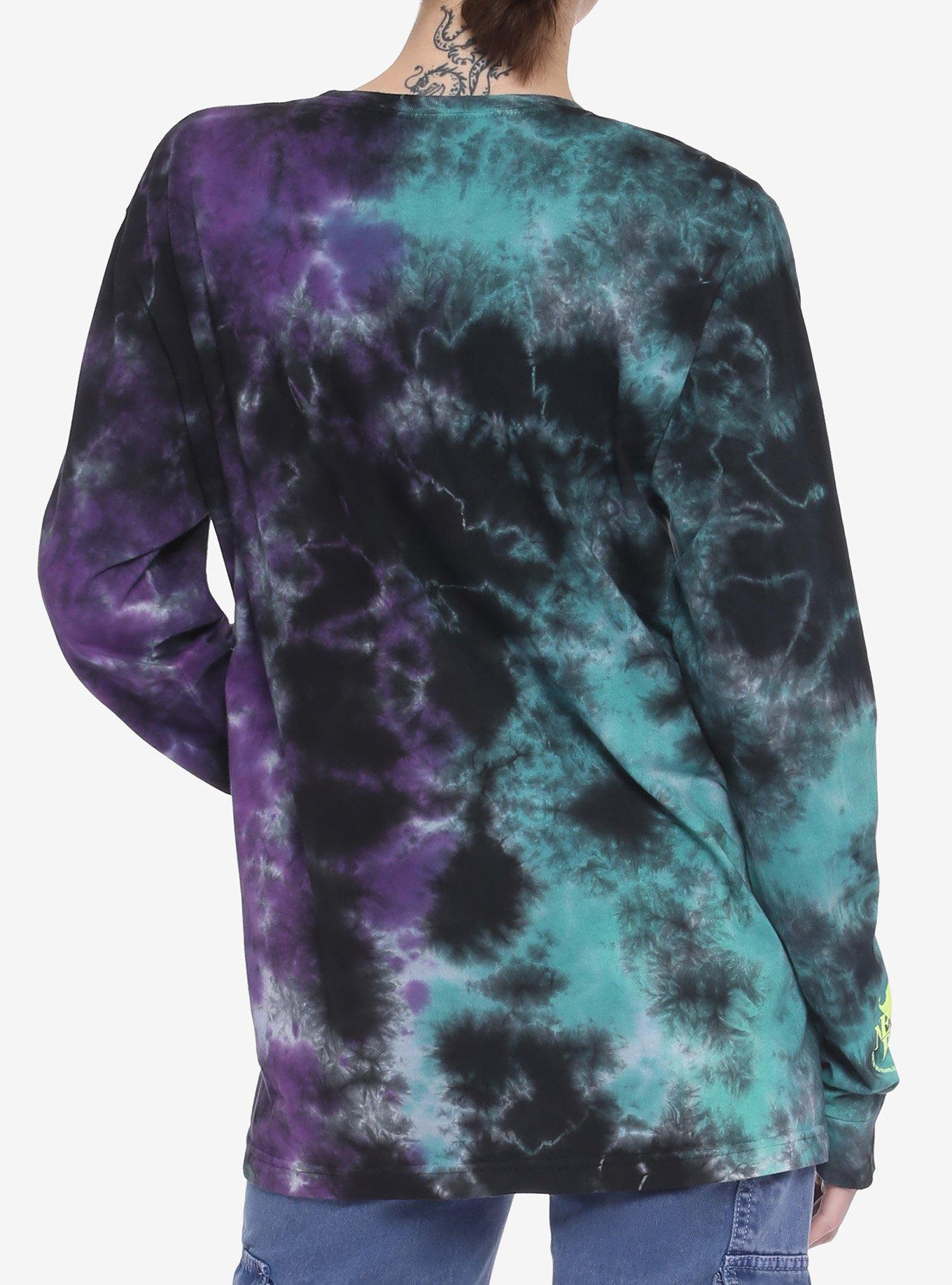 Neon Genesis Evangelion EVA Test Type Unit 01 Tie-Dye Girls Long-Sleeve T-Shirt, MULTI, alternate