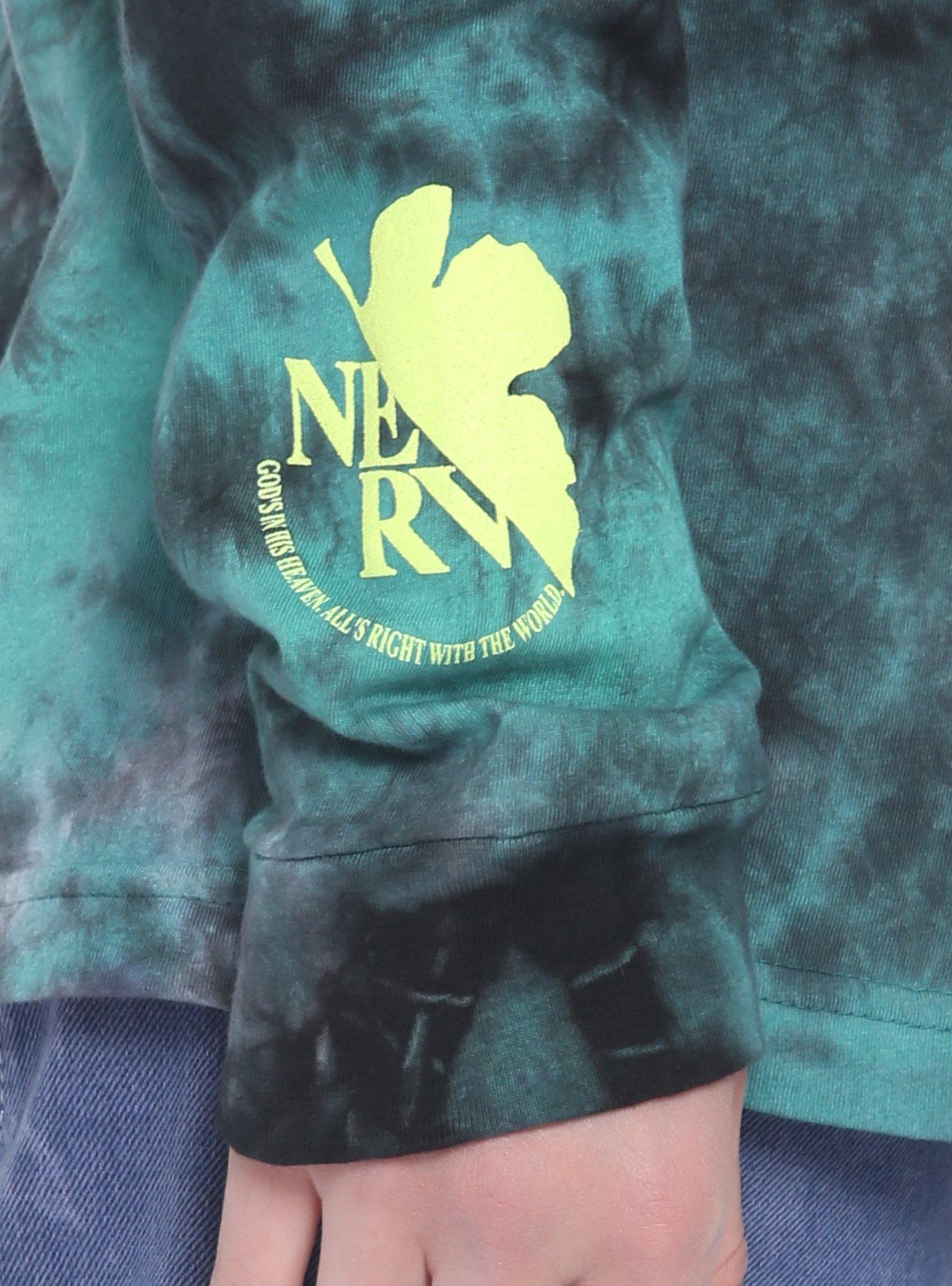 Neon Genesis Evangelion EVA Test Type Unit 01 Tie-Dye Girls Long-Sleeve T-Shirt, MULTI, alternate