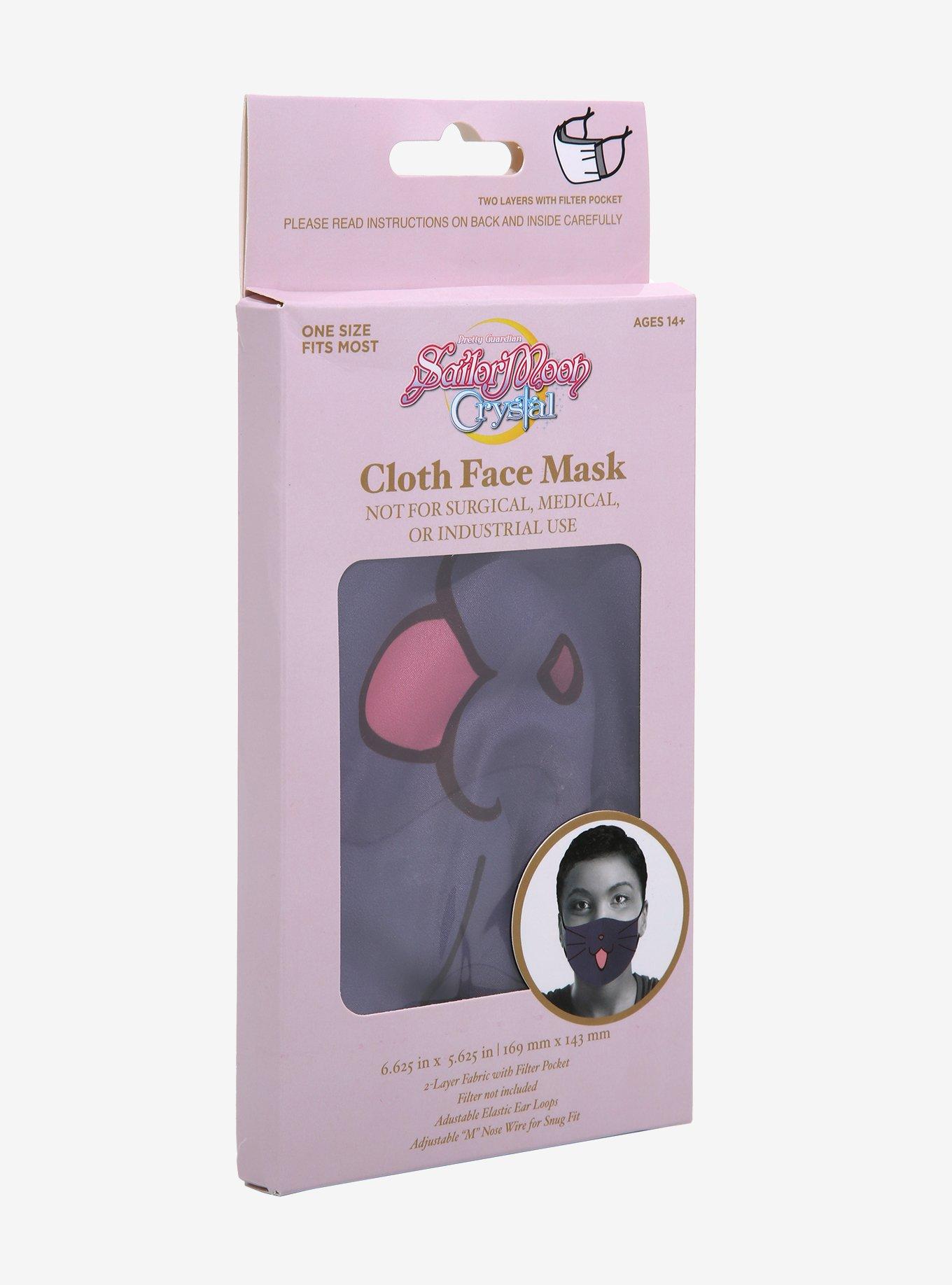 Sailor Moon Luna Fashion Face Mask, , alternate