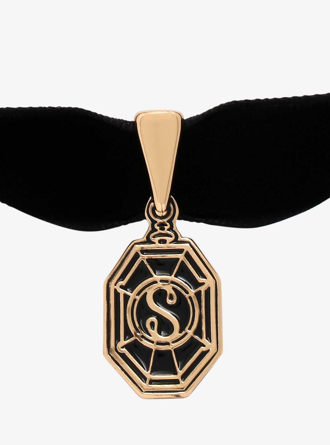 Harry Potter Slytherin Velvet Choker, , hi-res