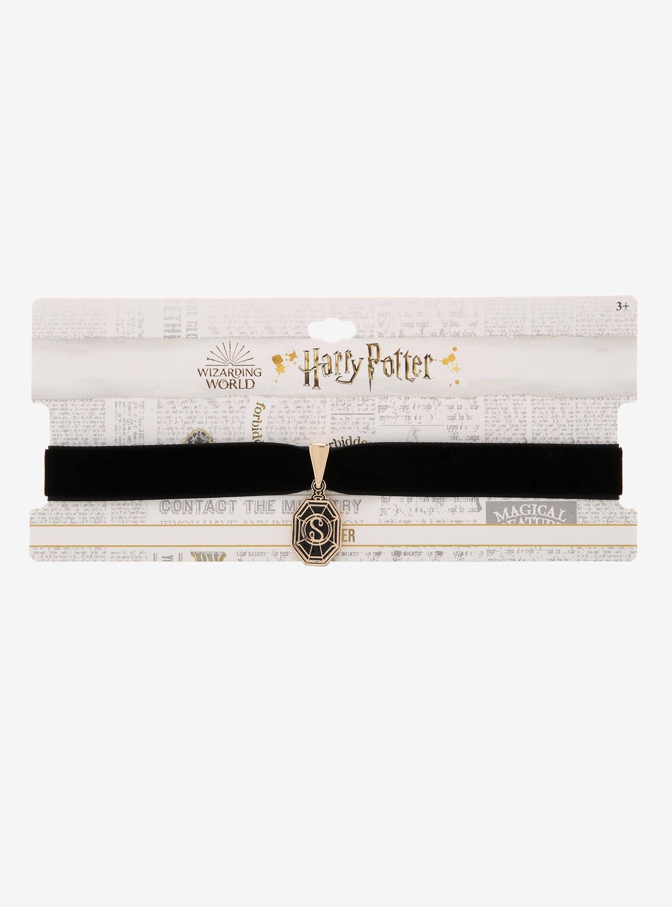 Harry Potter Slytherin Velvet Choker, , alternate