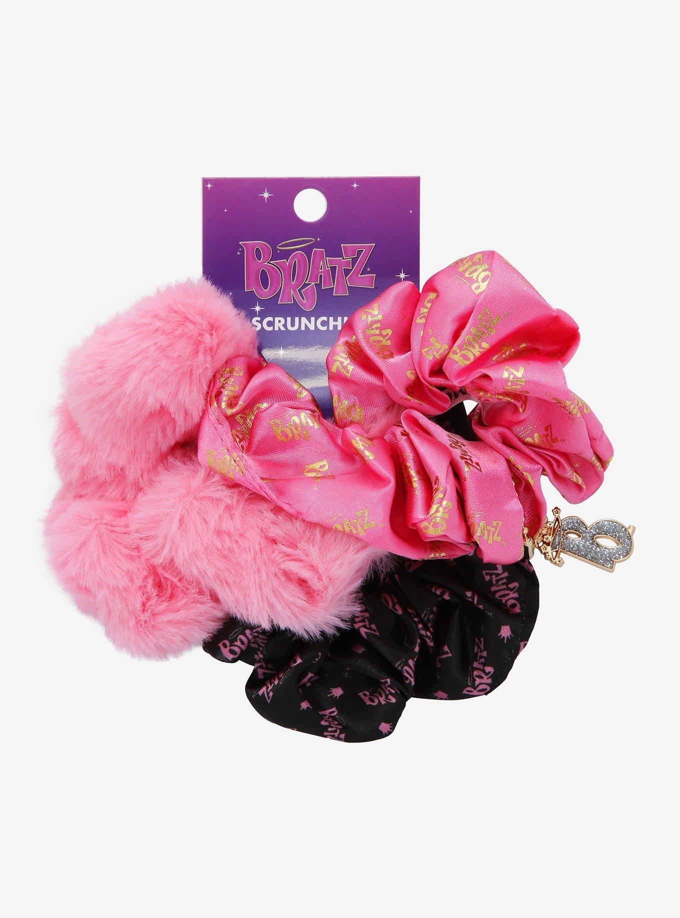 Bratz Pink & Black Scrunchie Set, , alternate