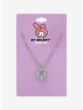 My Melody Heart Glitter Necklace, , alternate