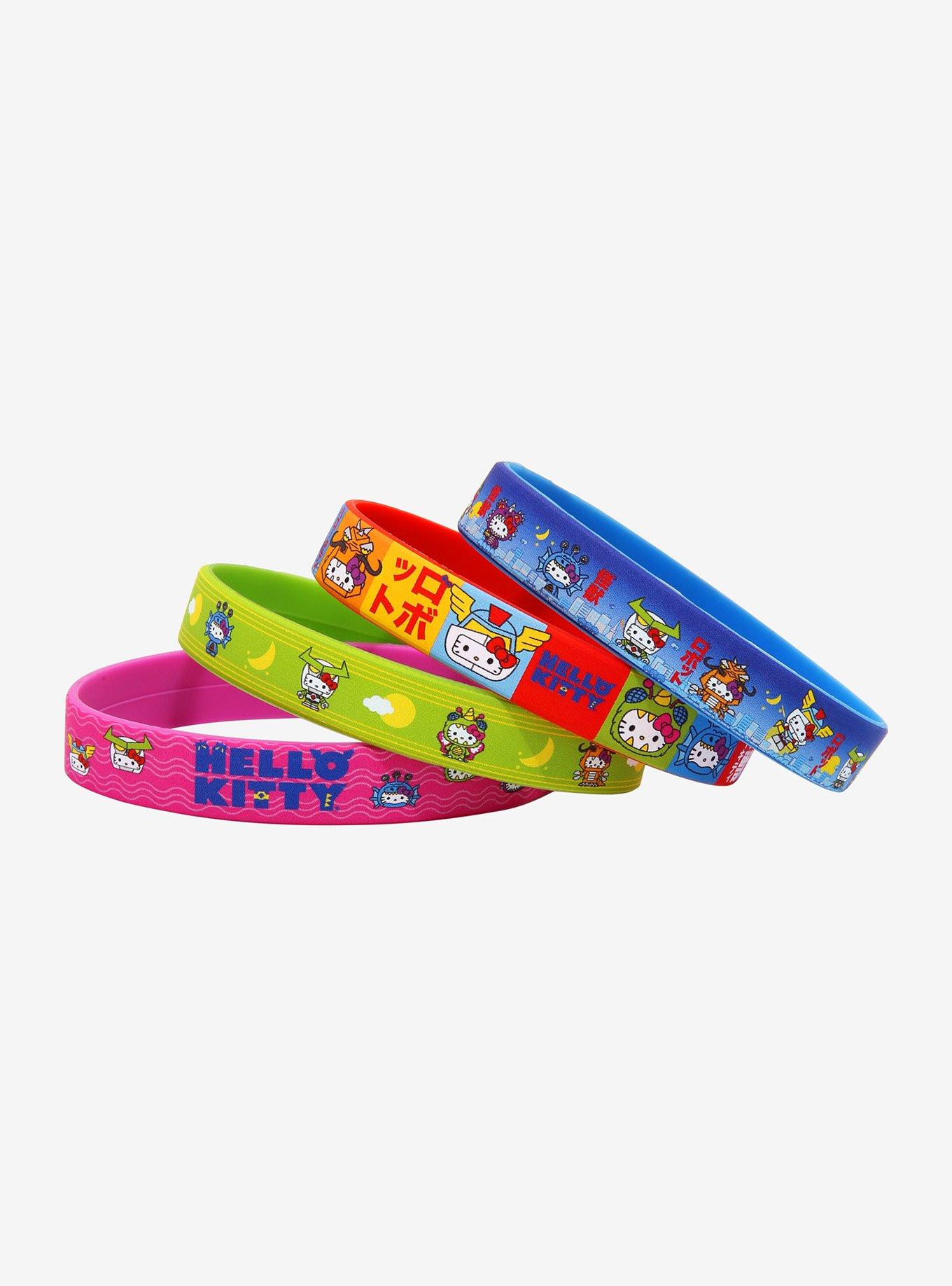 Hello Kitty Kaiju Rubber Bracelet Set, , alternate
