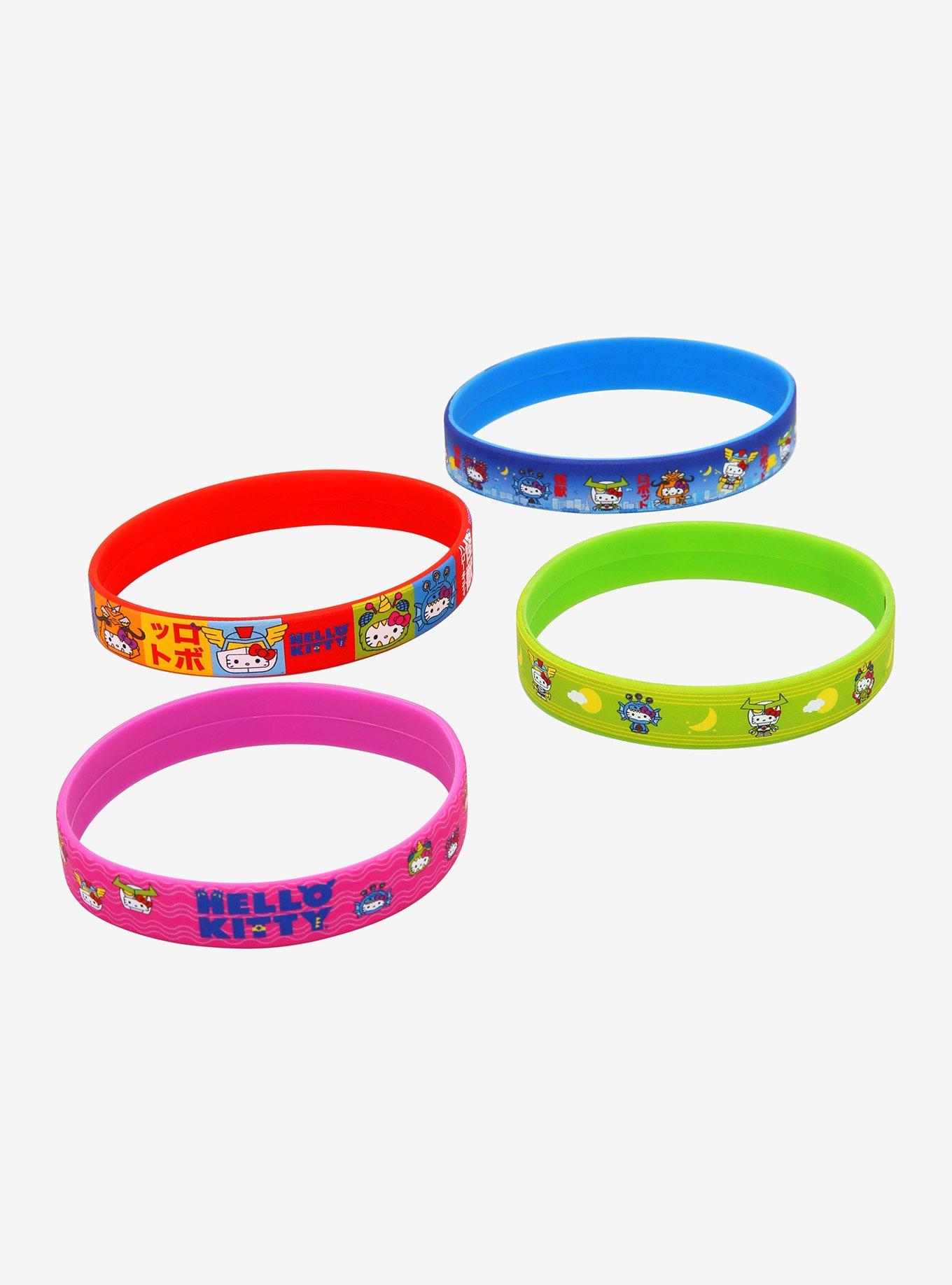 Hello Kitty Kaiju Rubber Bracelet Set, , alternate