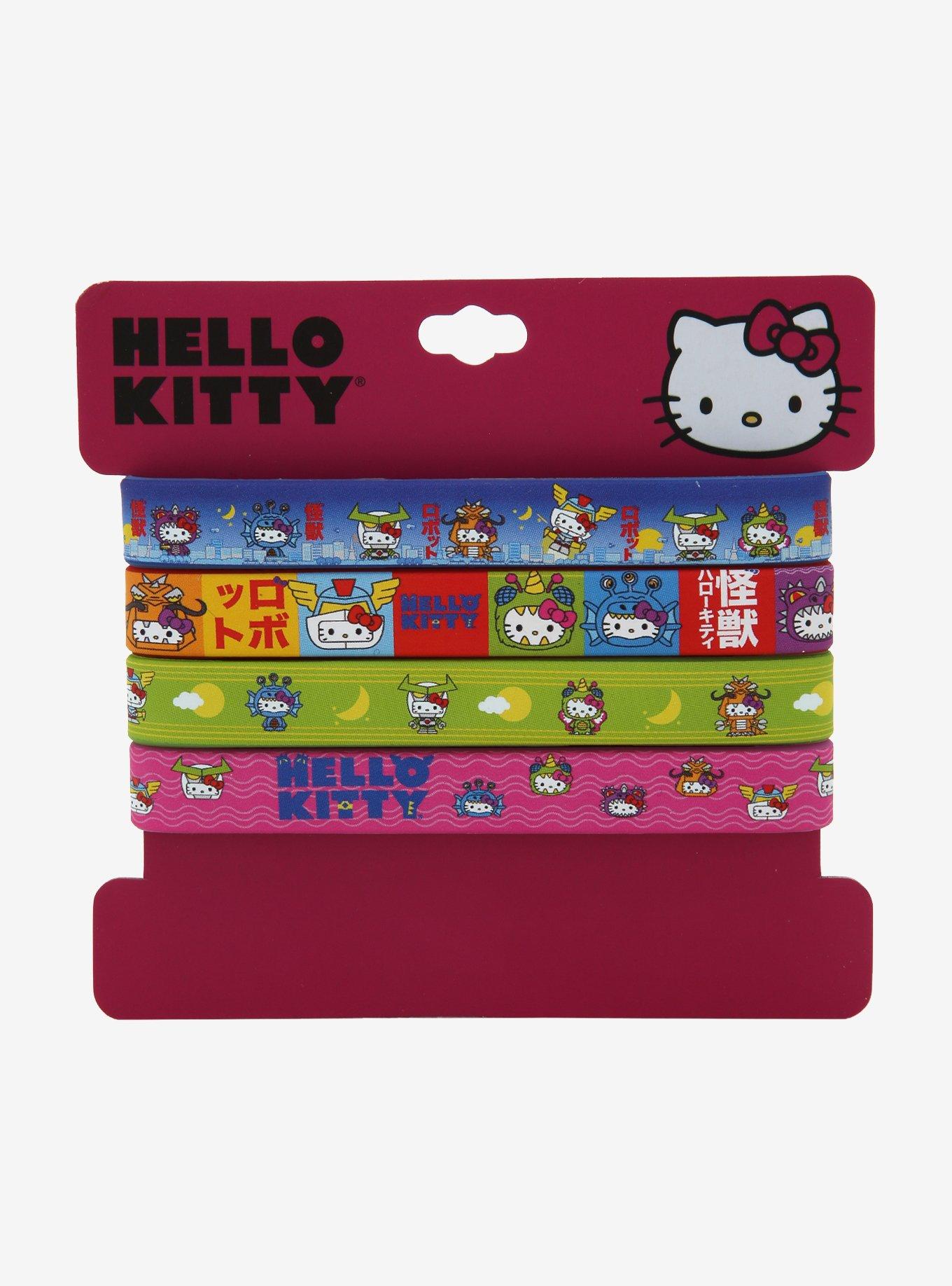 Hello Kitty Kaiju Rubber Bracelet Set, , alternate