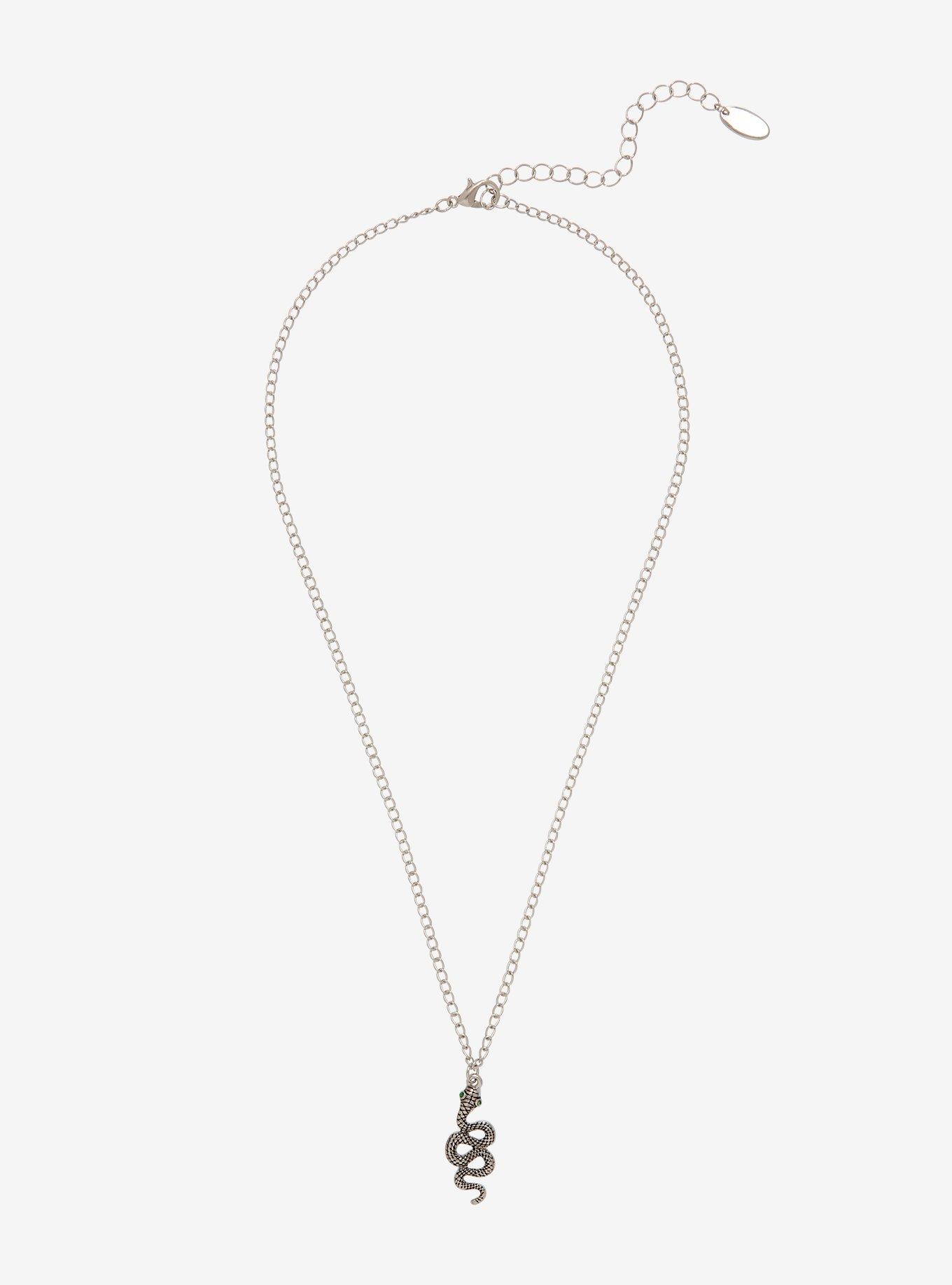 Harry Potter Slytherin Snake Necklace, , alternate