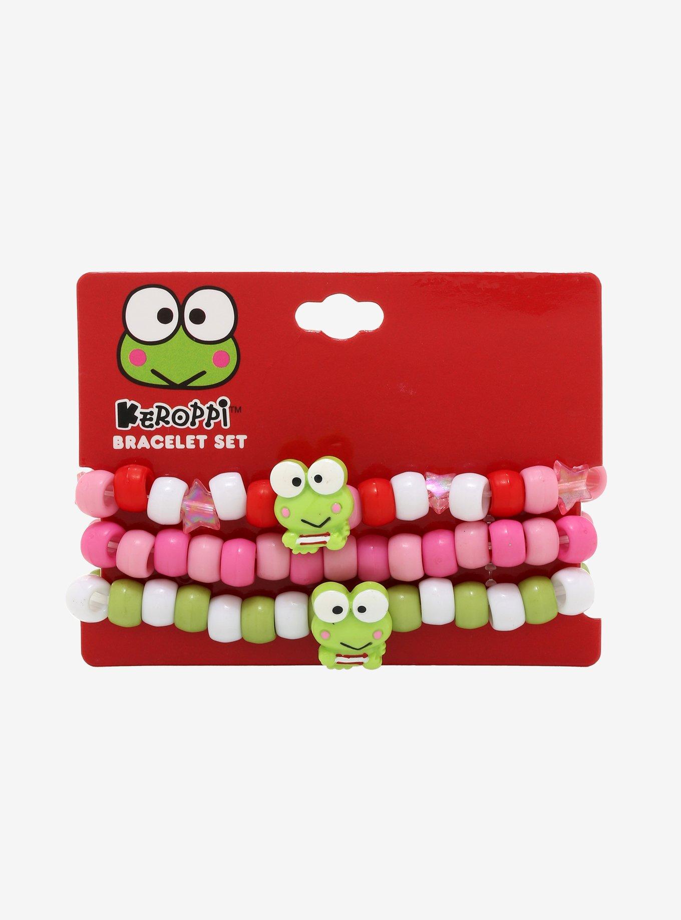 Keroppi Bead Bracelet Set, , alternate