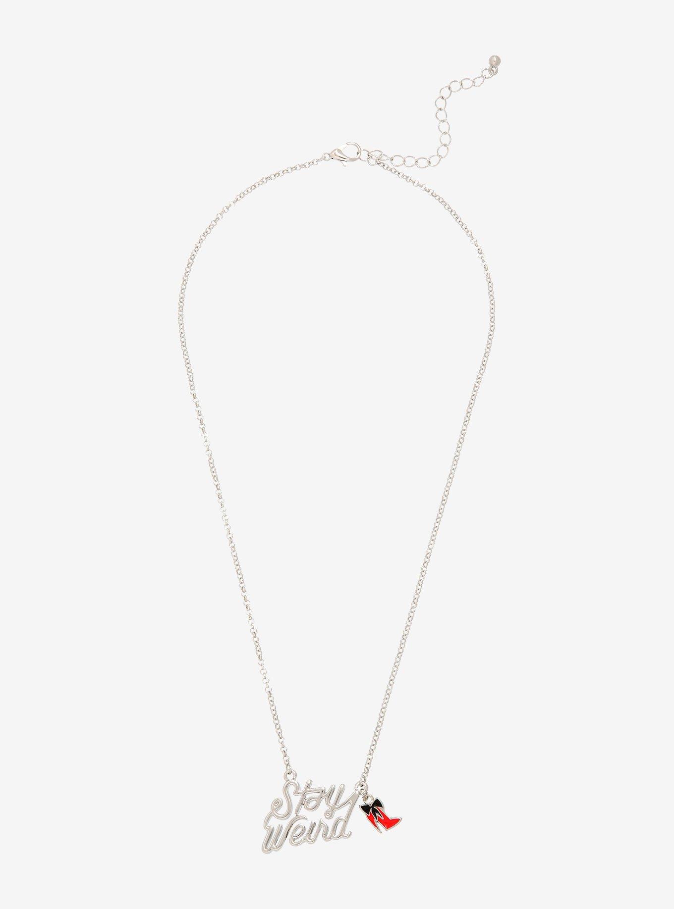 Disney Cruella Stay Weird Necklace, , alternate