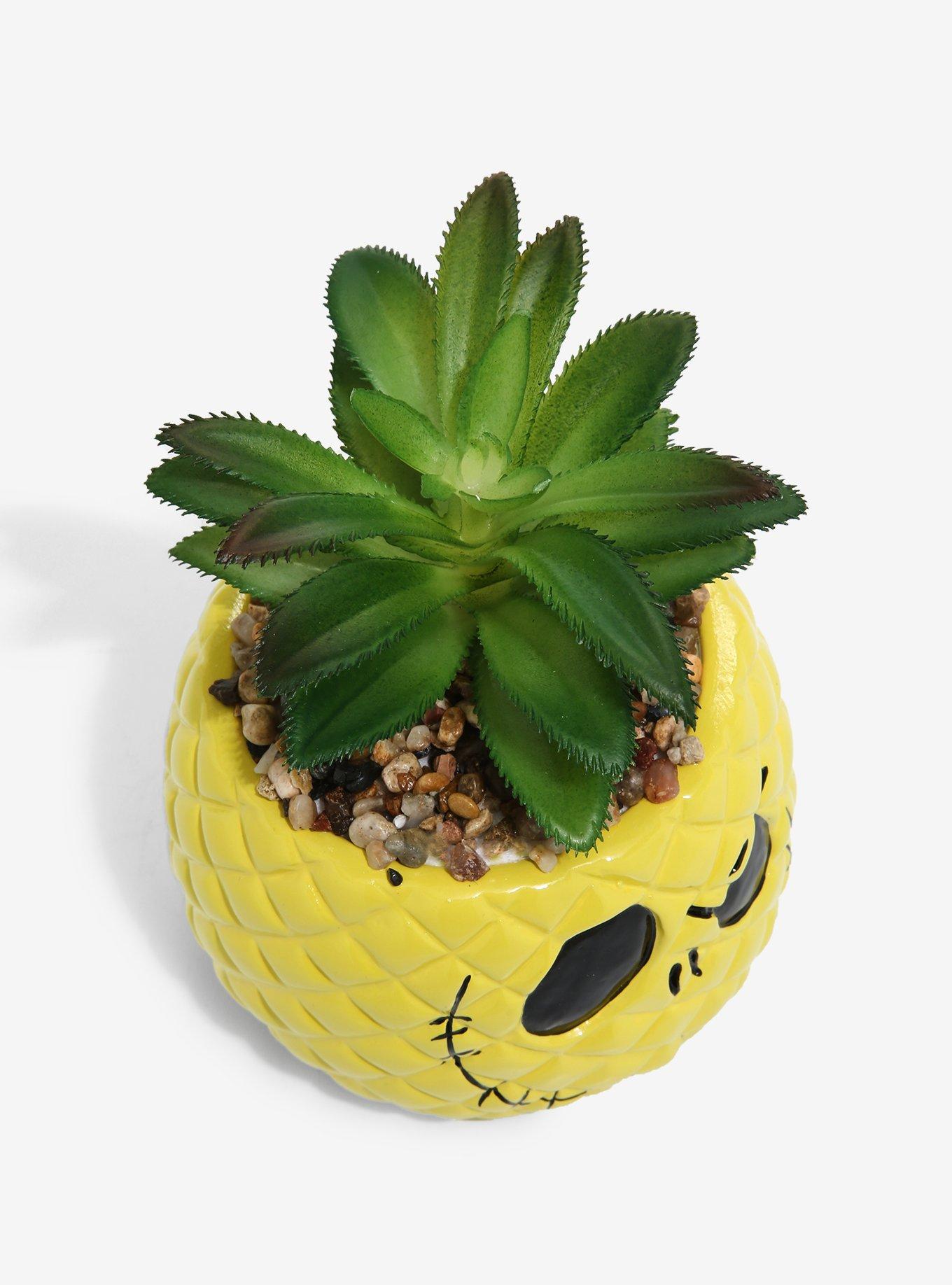 Disney The Nightmare Before Christmas Jack Skellington Pineapple Faux Succulent Planter - BoxLunch Exclusive, , alternate