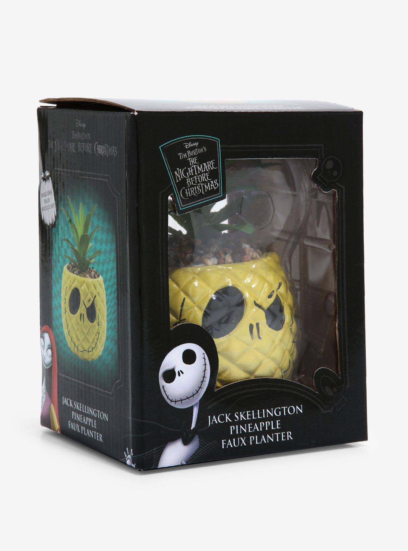Disney The Nightmare Before Christmas Jack Skellington Pineapple Faux Succulent Planter - BoxLunch Exclusive, , alternate