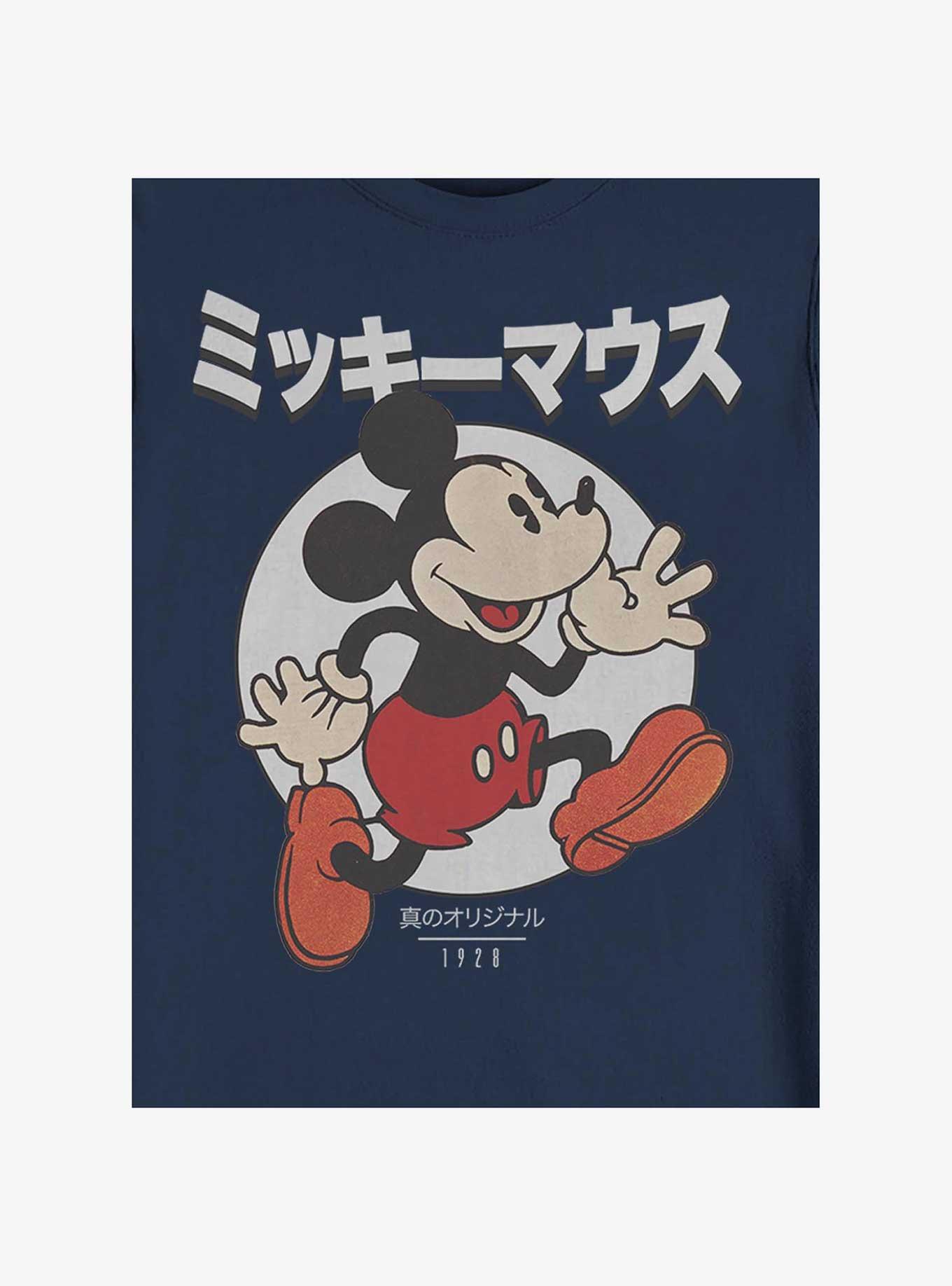 Disney Mickey Mouse Japanese Text Comic Crew Sweatshirt, , hi-res