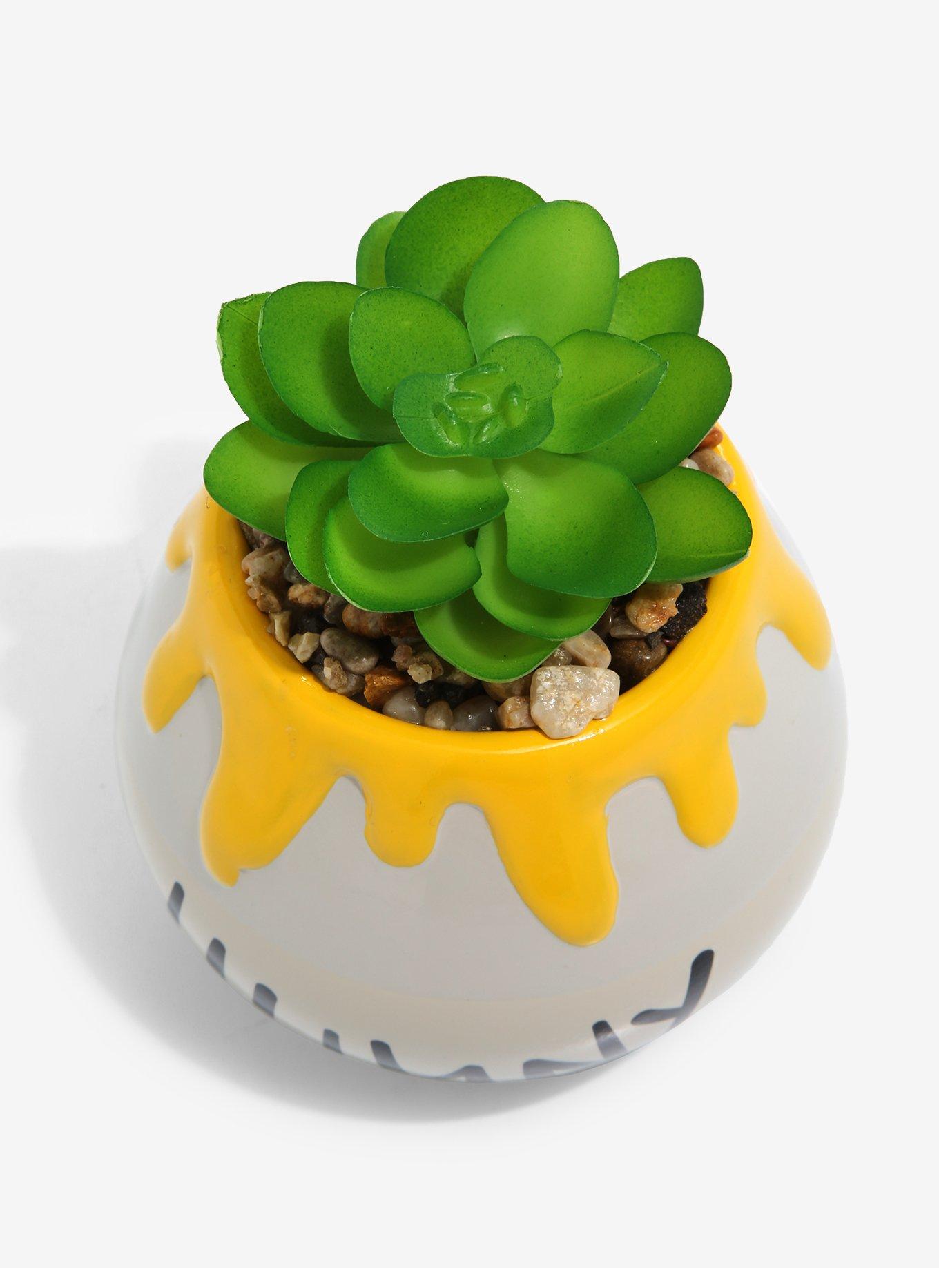 Disney Winnie the Pooh Hunny Pot Faux Succulent Planter, , alternate