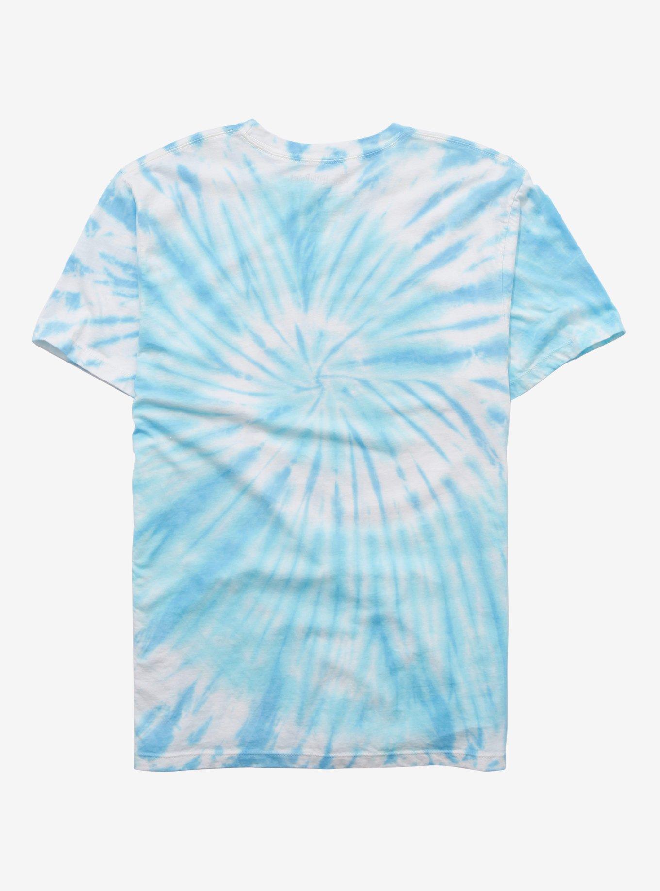 Harry Potter Ravenclaw Sketch Tie-Dye Boyfriend Fit Girls T-Shirt, MULTI, alternate