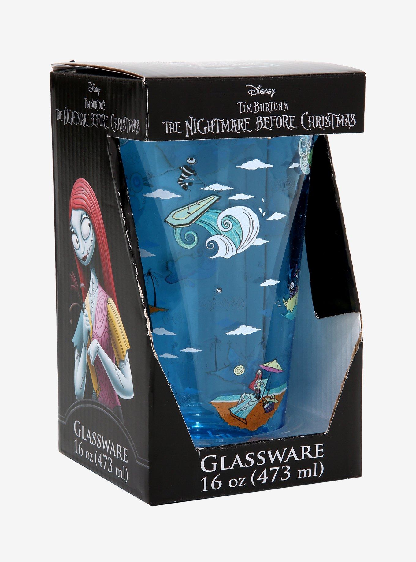 Disney Nightmare Before Christmas Beach Pint Glass - BoxLunch Exclusive, , alternate