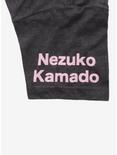 Demon Slayer: Kimetsu no Yaiba Nezuko Kamado Kanji Women's T-Shirt - BoxLunch Exclusive, HEATHER GREY, alternate