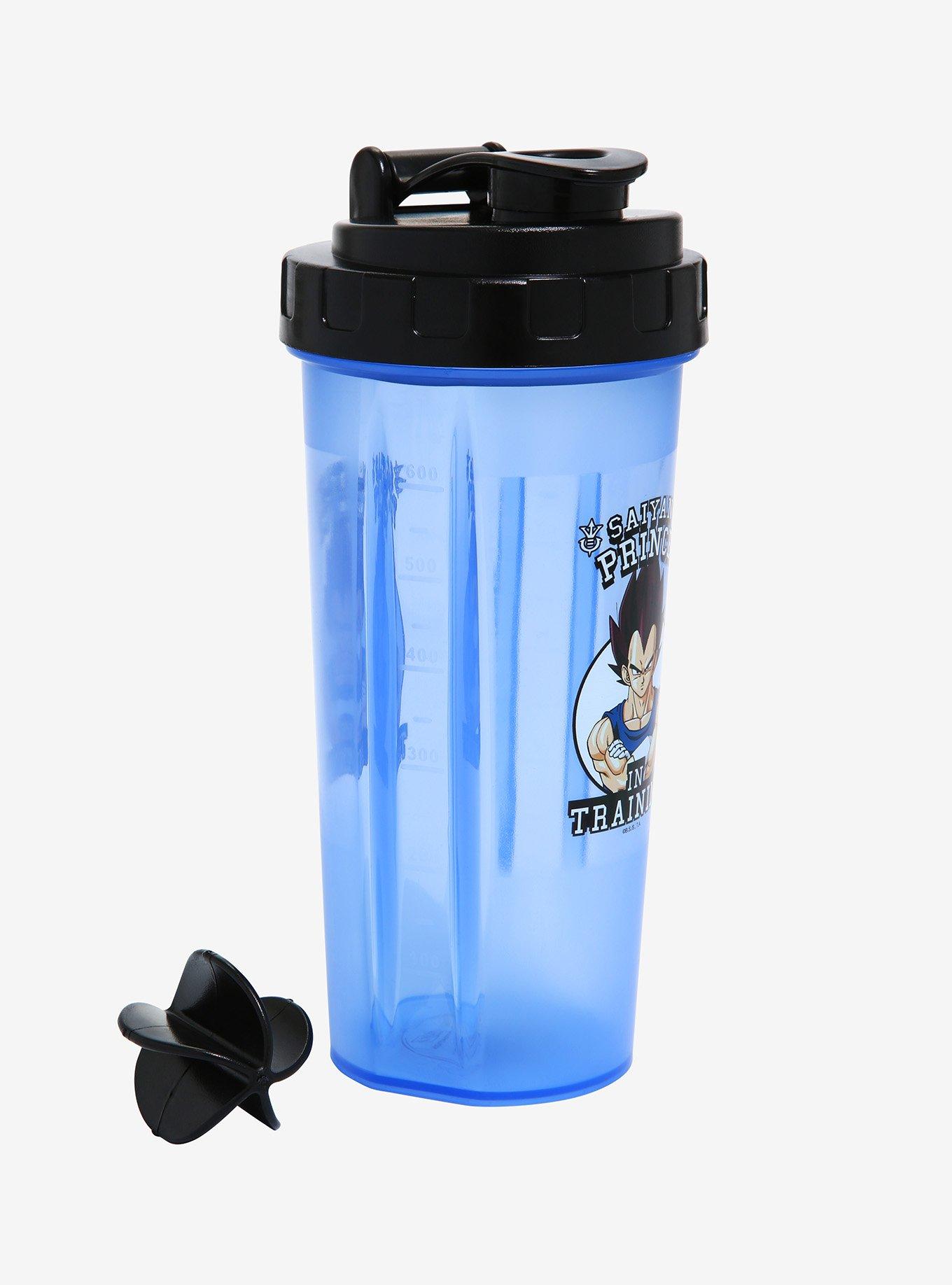 Dragon Ball Z Blue Vegeta Shaker Bottle 20 oz Best Portable Pre