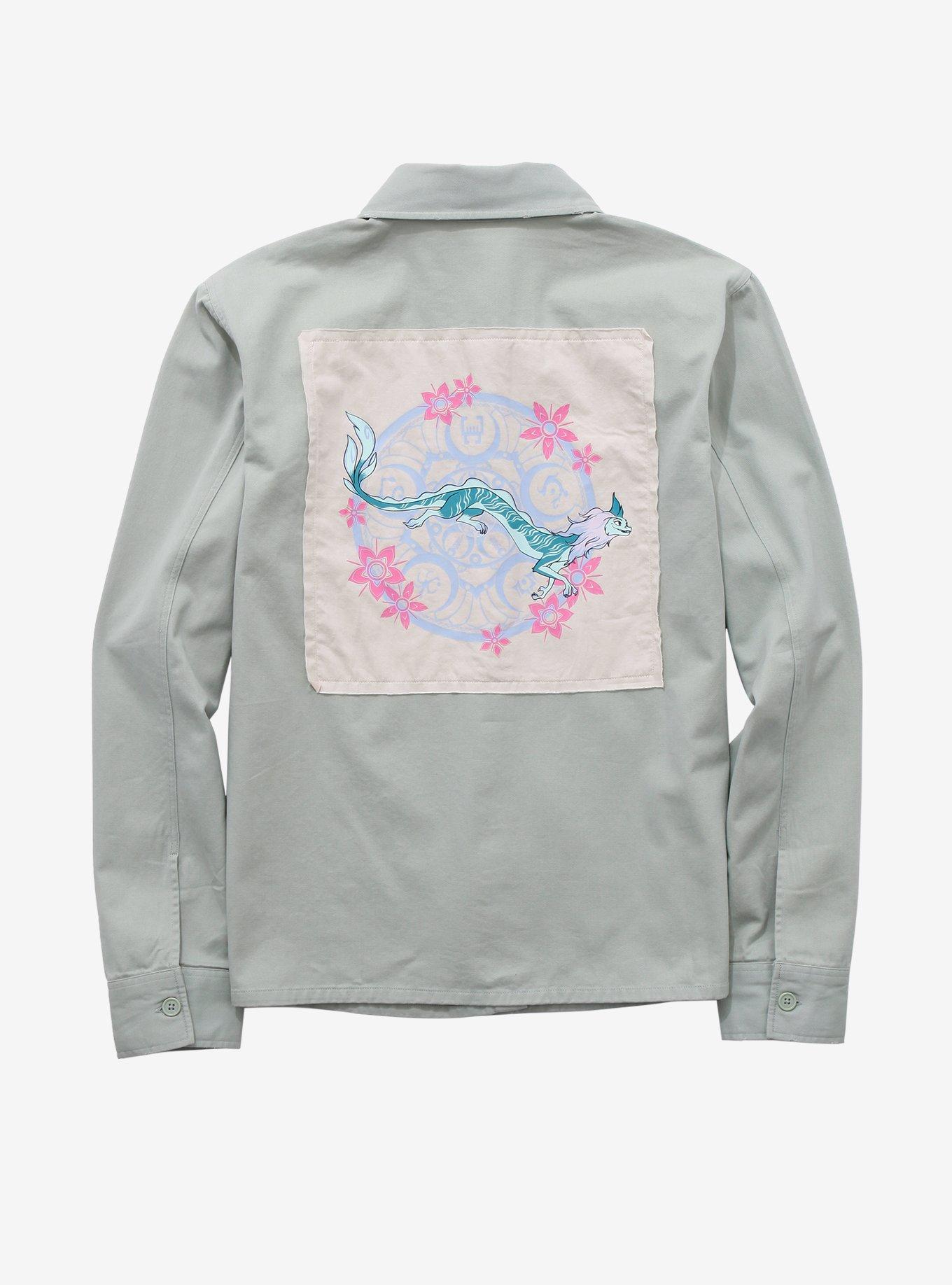 Our Universe Disney Raya and the Last Dragon Sisu Women's Army Jacket - BoxLunch Exclusive, ARMY GREEN, alternate