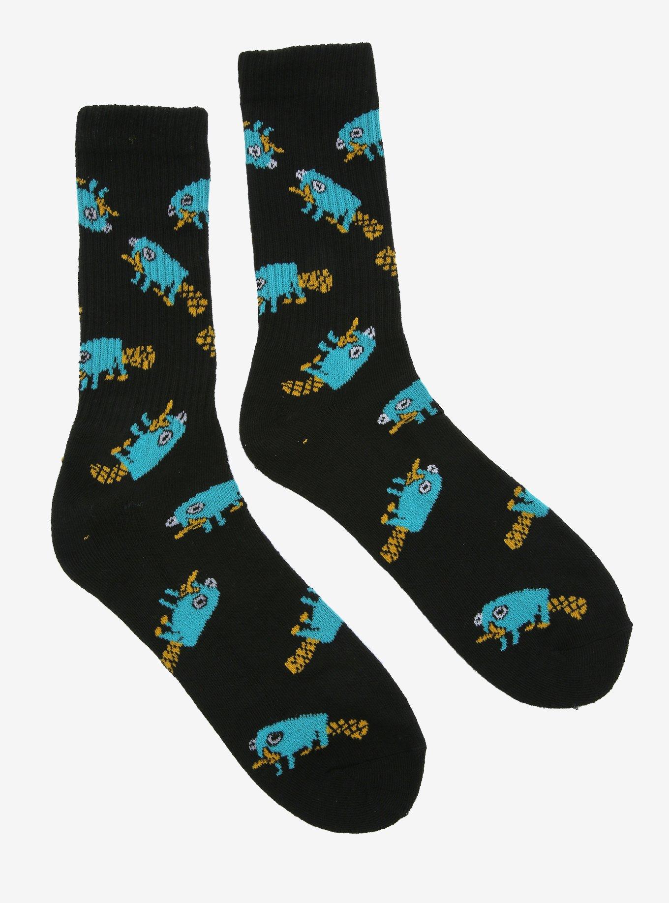 Disney Phineas and Ferb Perry the Platypus Socks - BoxLunch Exclusive, , alternate