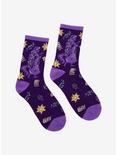 Disney Tangled Rapunzel Purple Crew Socks, , alternate