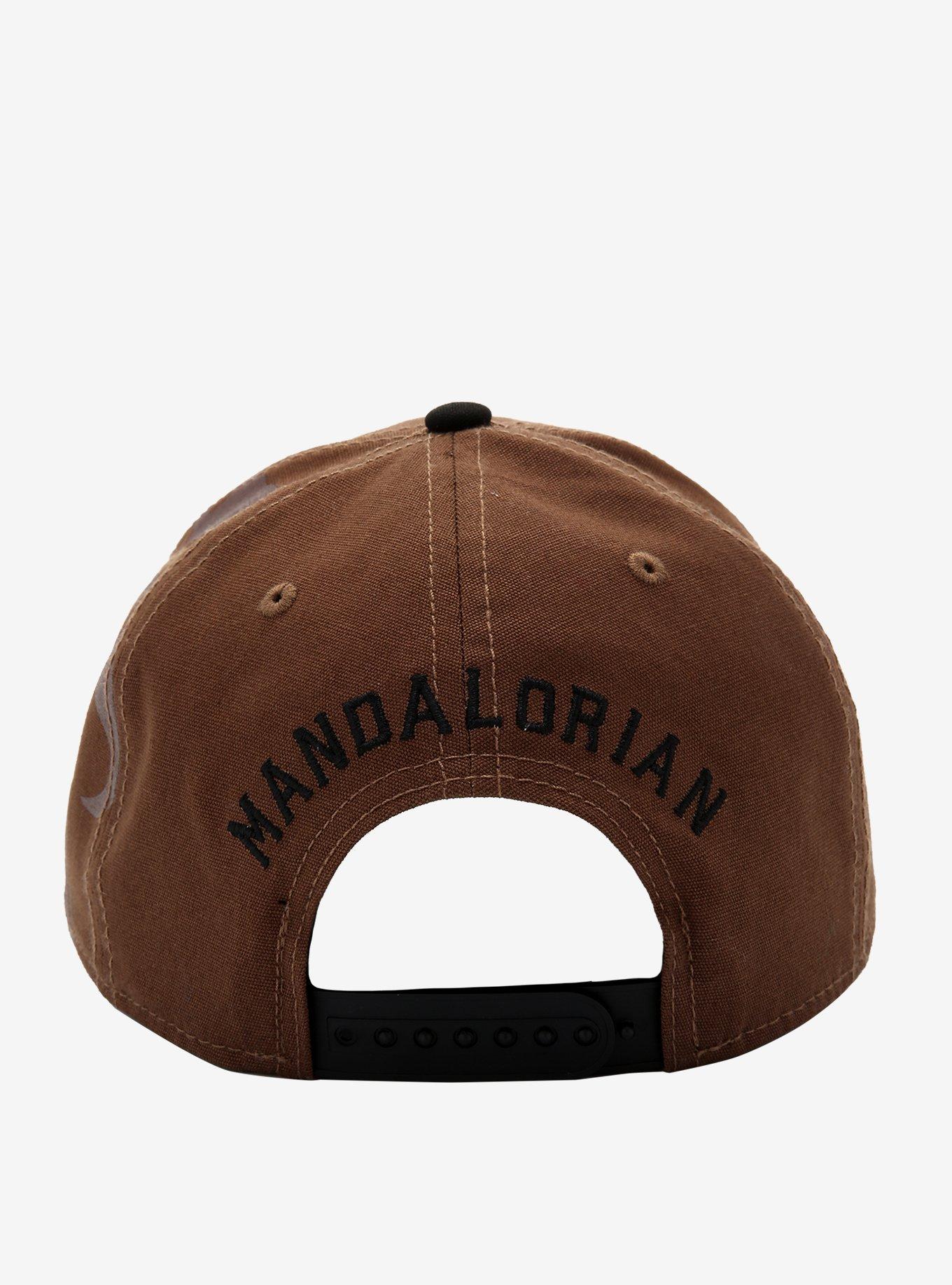 Star Wars The Mandalorian Metal Logo Snapback Hat, , alternate