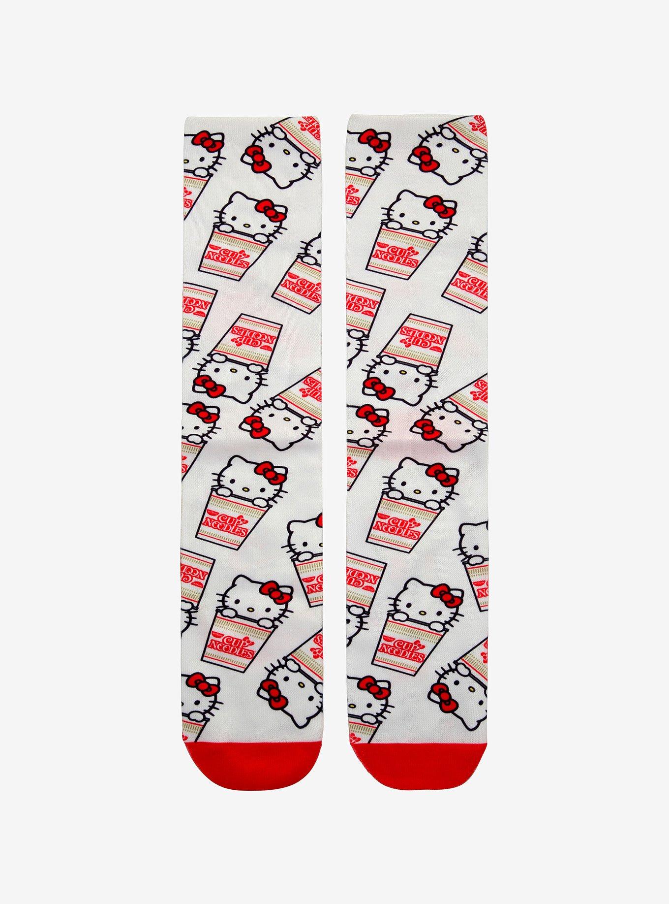 Nissin Cup Noodles X Hello Kitty Crew Socks, , alternate