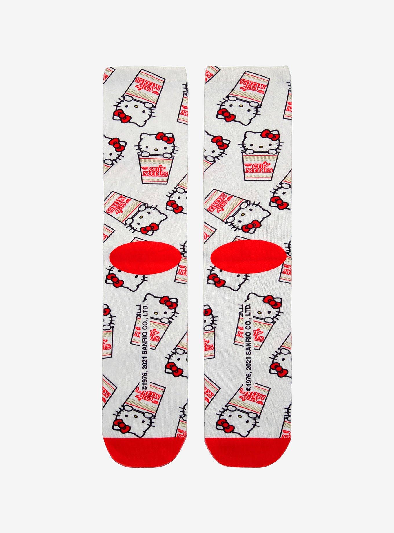 Nissin Cup Noodles X Hello Kitty Crew Socks, , alternate