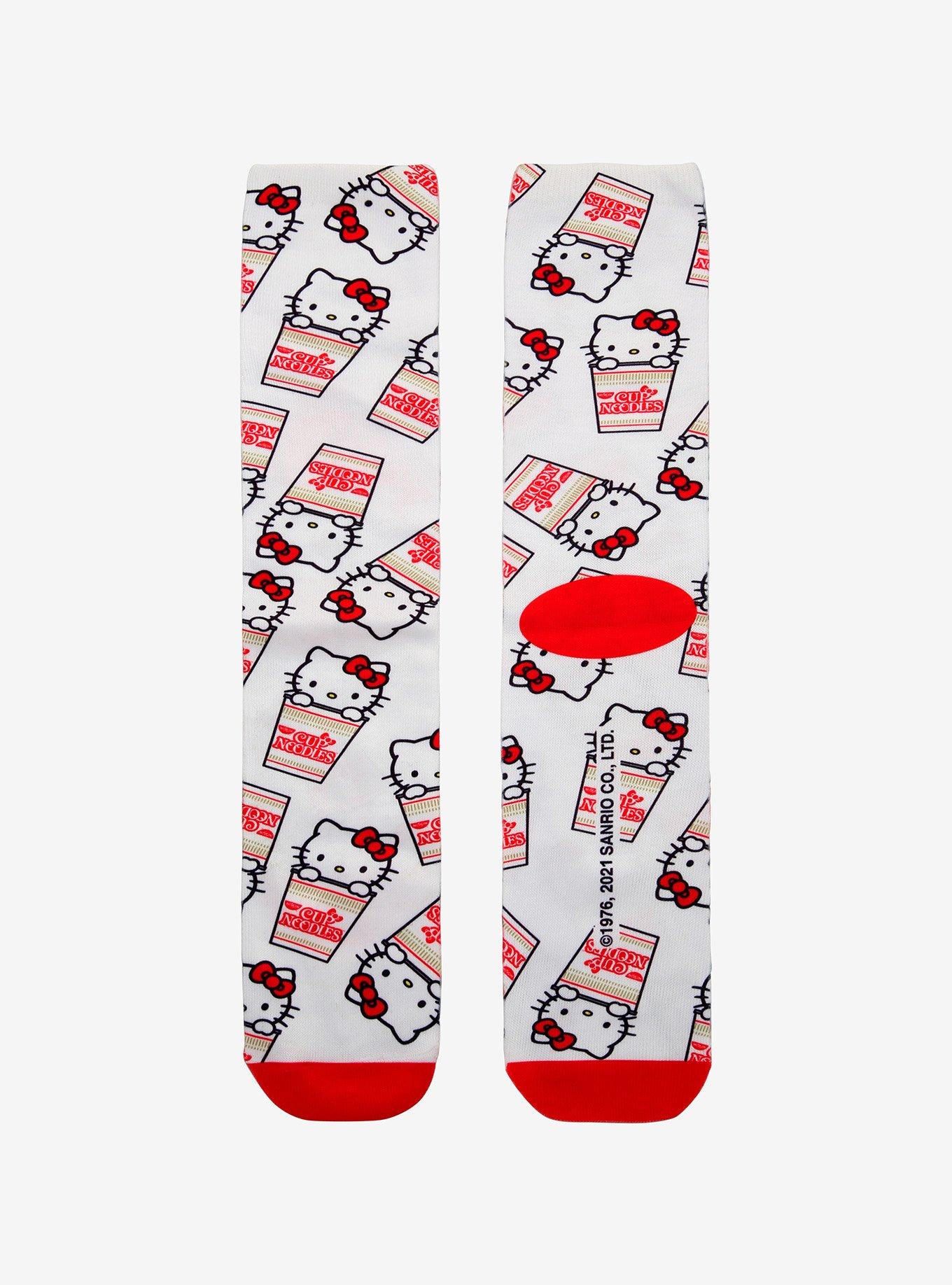 Nissin Cup Noodles X Hello Kitty Crew Socks, , alternate