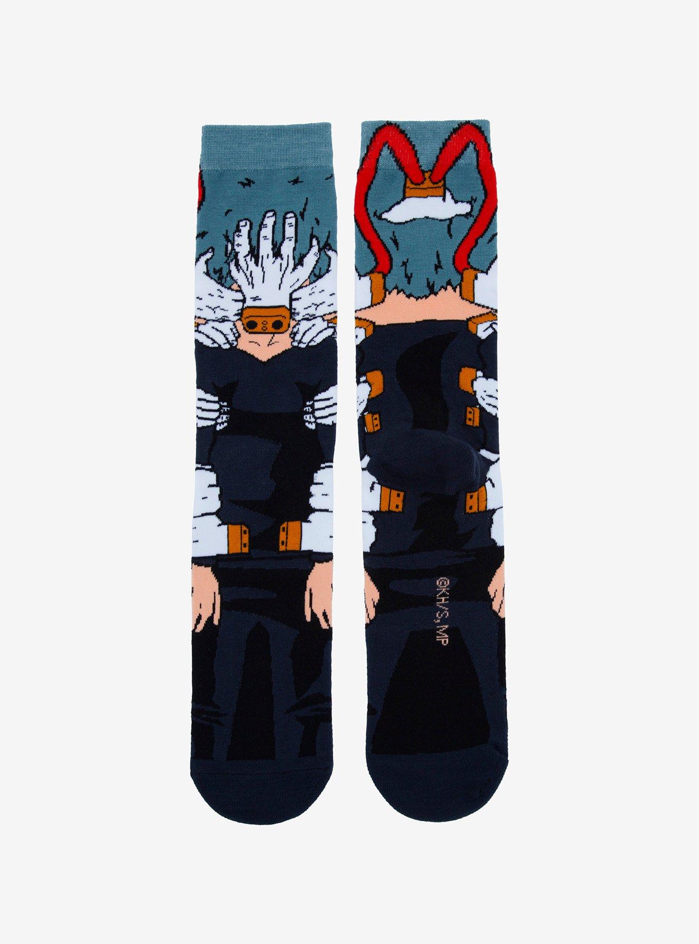 My Hero Academia Tomura Shigaraki Crew Socks, , alternate