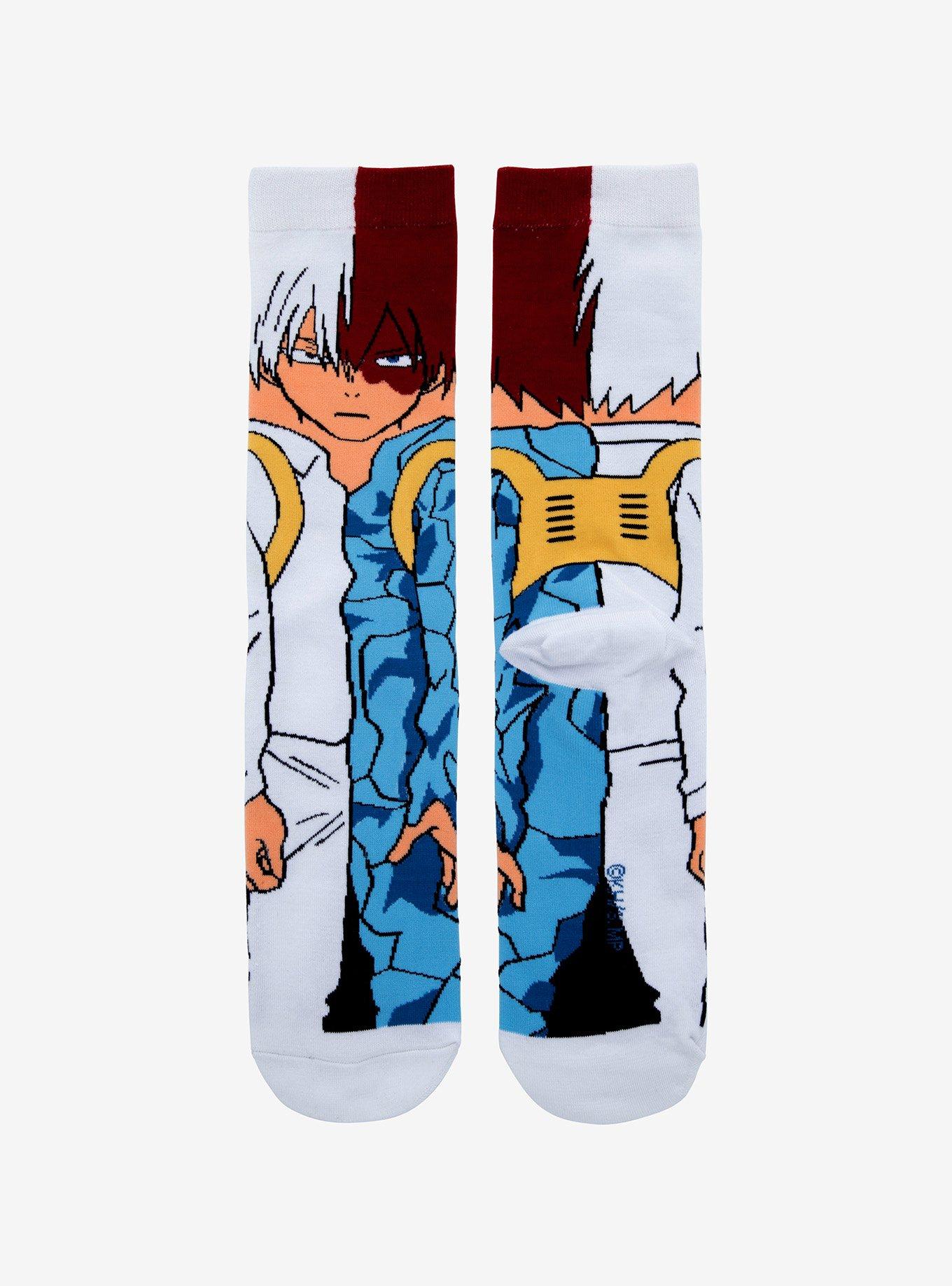 My Hero Academia Todoroki Crew Socks, , alternate