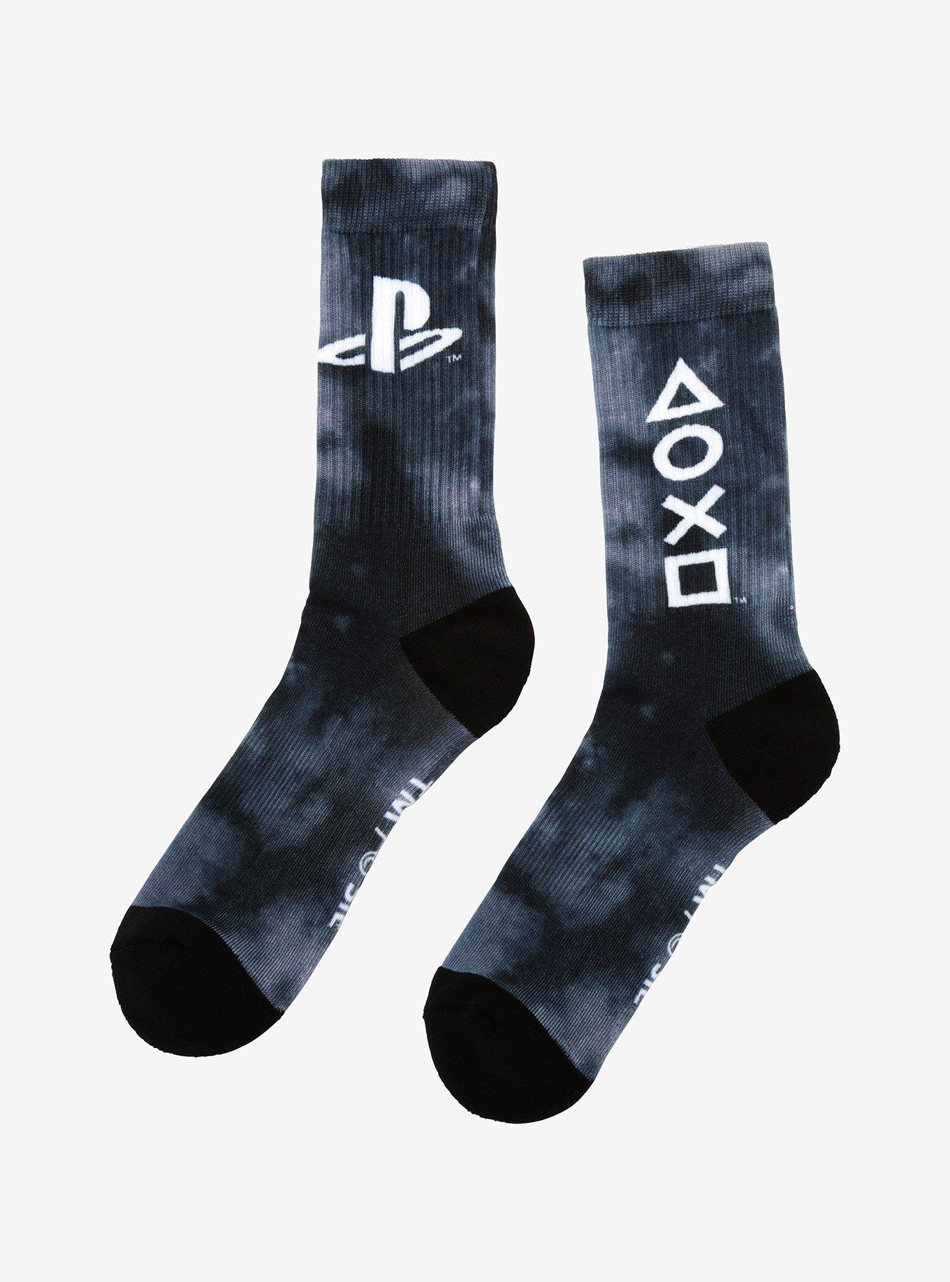 PlayStation Grey Wash Crew Socks, , alternate