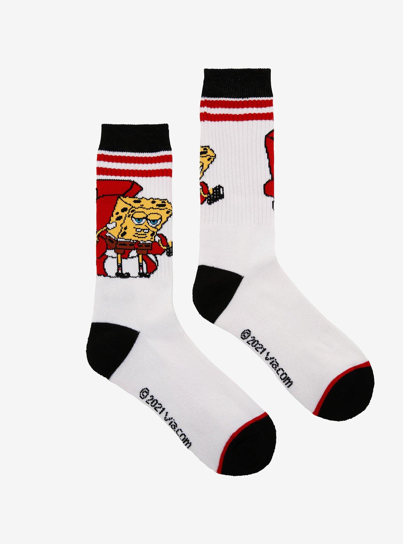 SpongeBob SquarePants Imma Head Out Crew Socks, , alternate