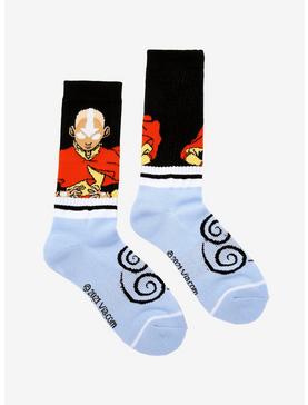 Avatar: The Last Airbender Aang Avatar State Crew Socks, , hi-res