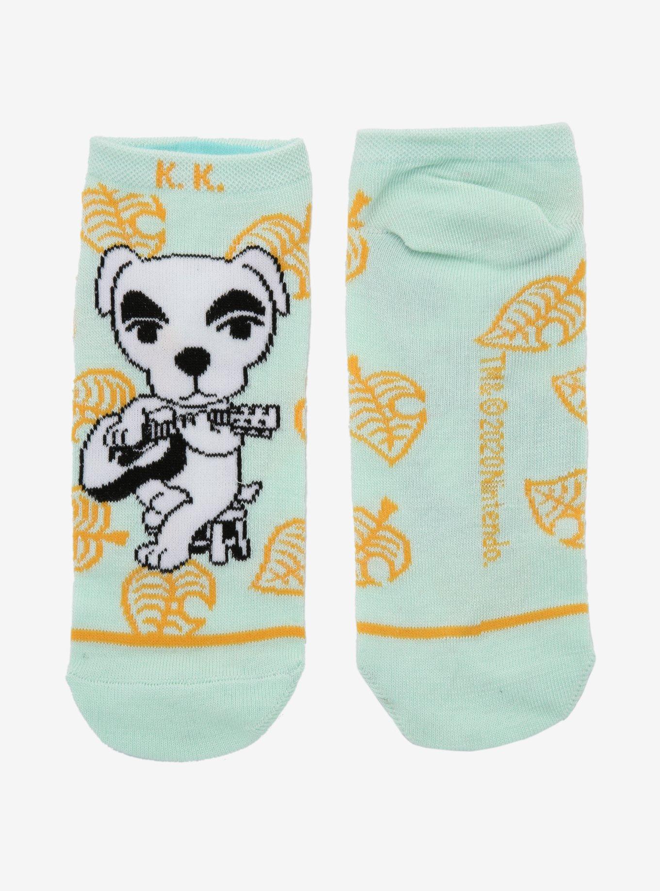 Animal Crossing K.K. Slider No-Show Socks, , alternate