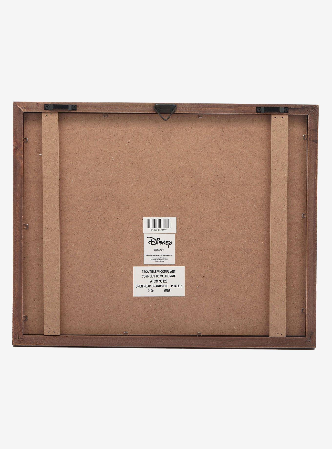 Disney Peter Pan Neverland Map Framed Wood Wall Decor, , alternate