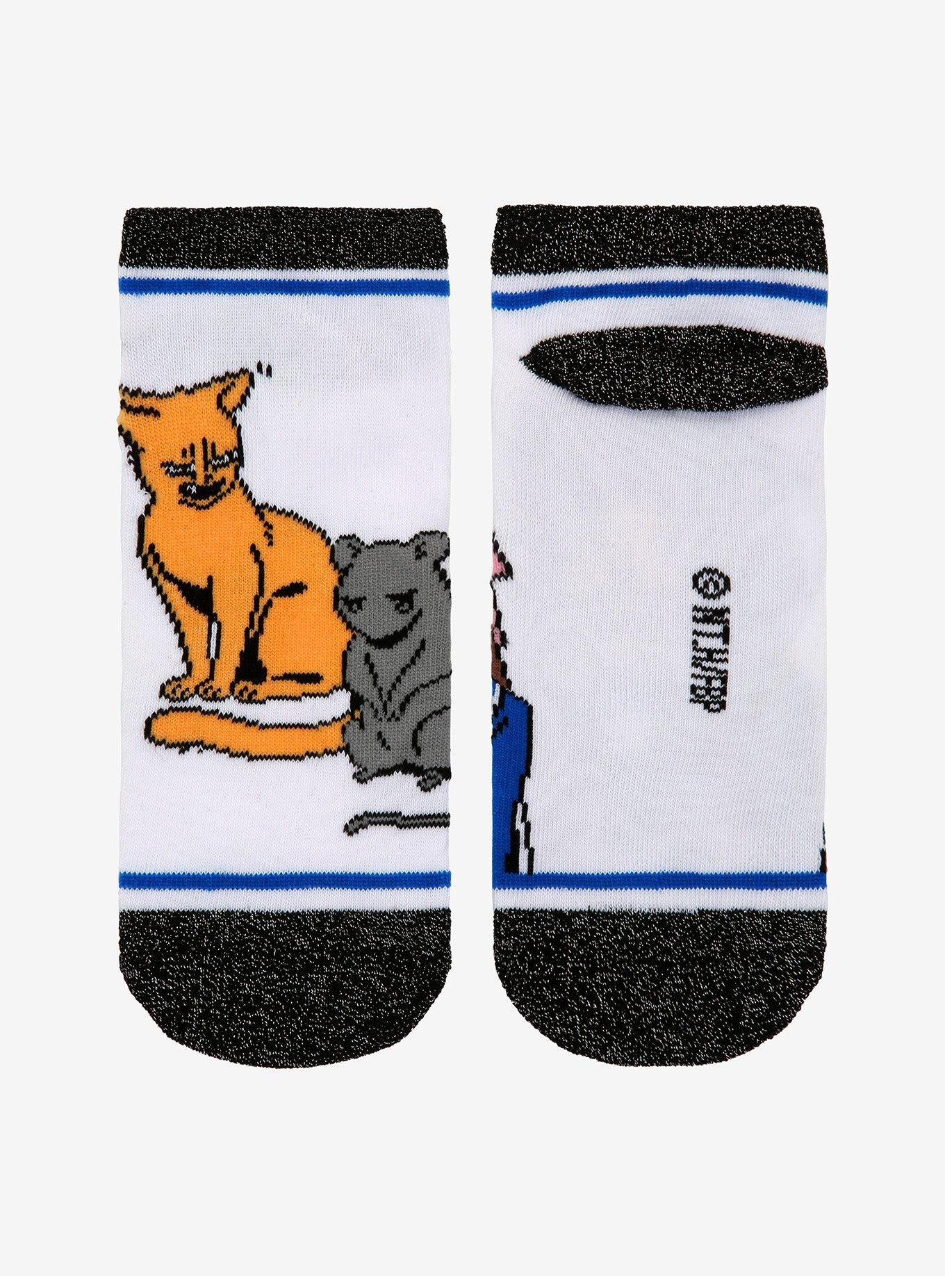 Fruits Basket Tohru Cat & Rat No-Show Socks, , alternate