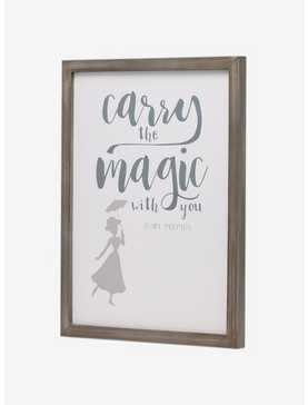 Disney Mary Poppins Carry The Magic Framed Wood Wall Decor, , hi-res