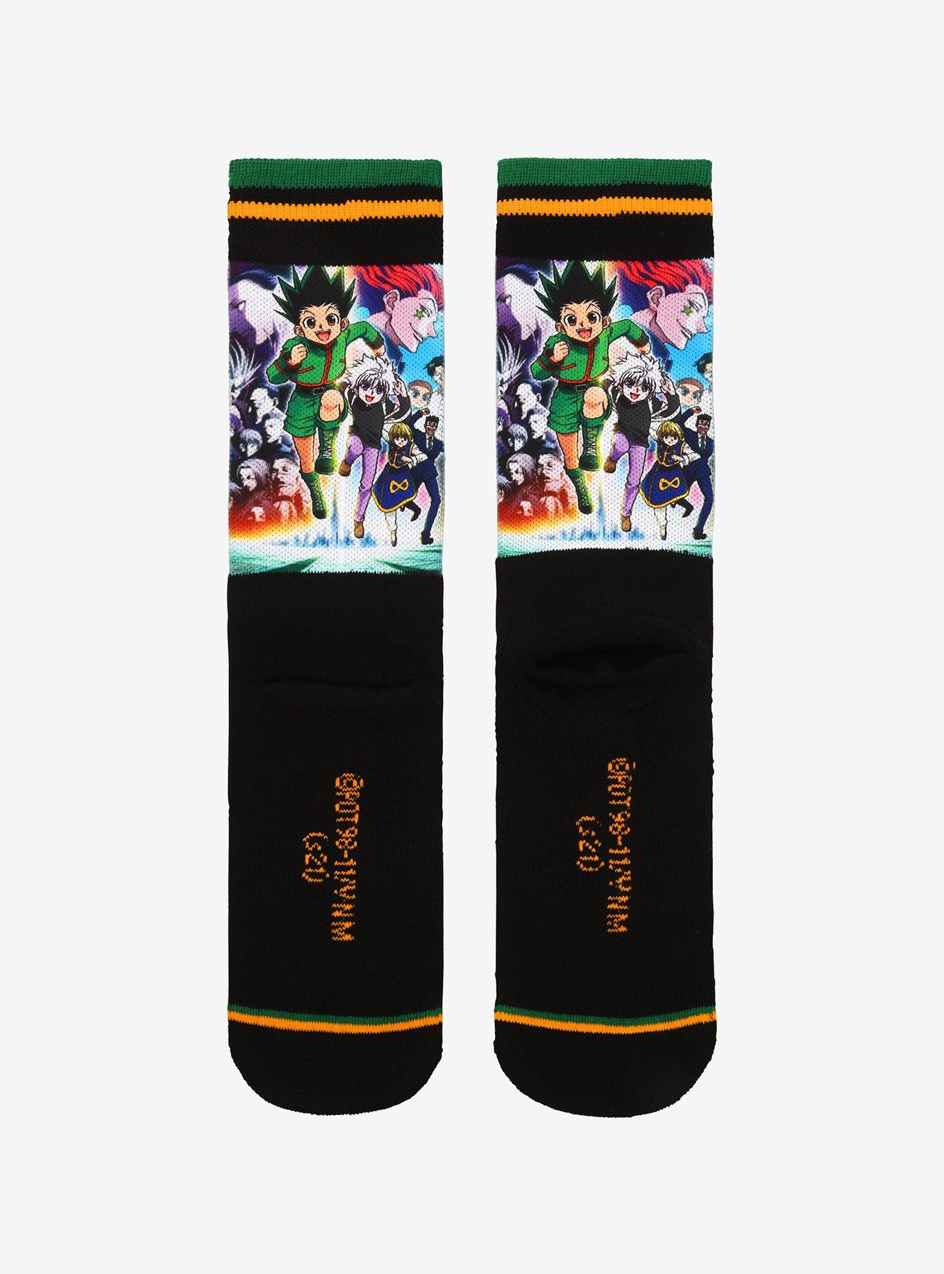 Hunter X Hunter Group Crew Socks, , alternate