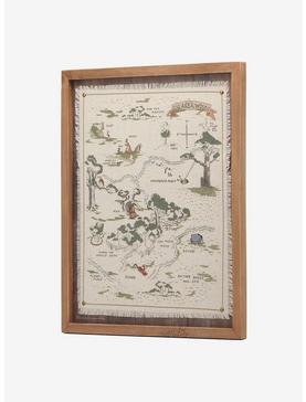Disney Winnie The Pooh Hundred Acre Wood Map Framed Wood Wall Decor, , hi-res